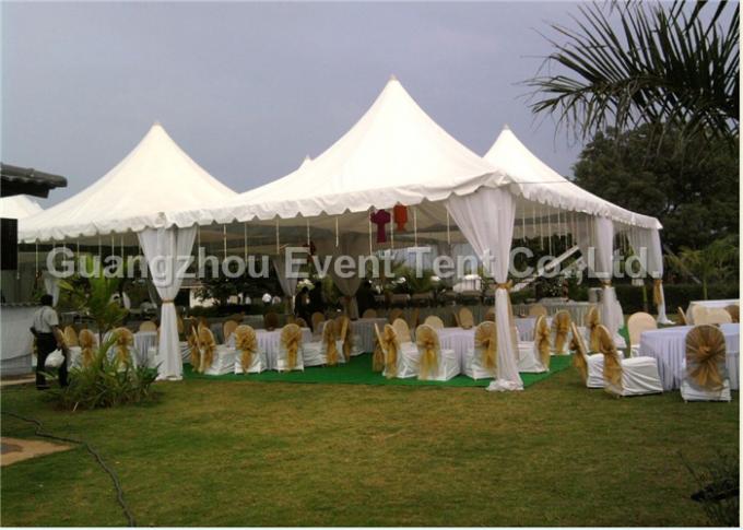 Сделайте шатер водостойким партии пагоды сени крышки с прозрачным окном ПВК для роскошной свадьбы
