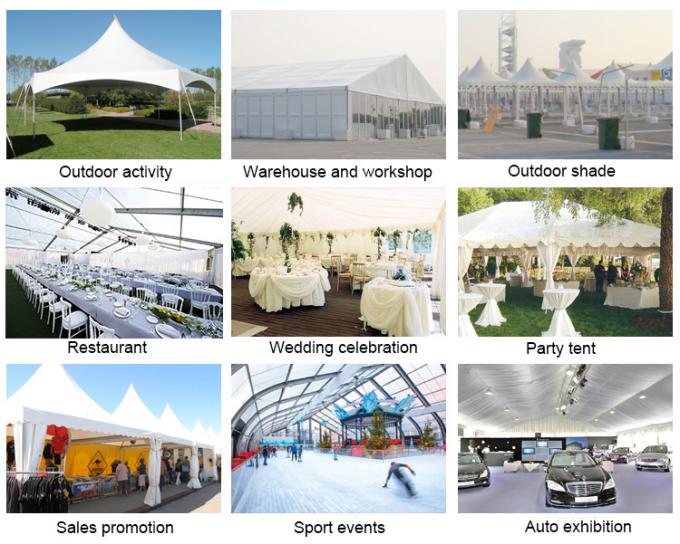 Подгонянный гигантский на открытом воздухе цвет шатра шатра торговой выставки опционный для события выставки