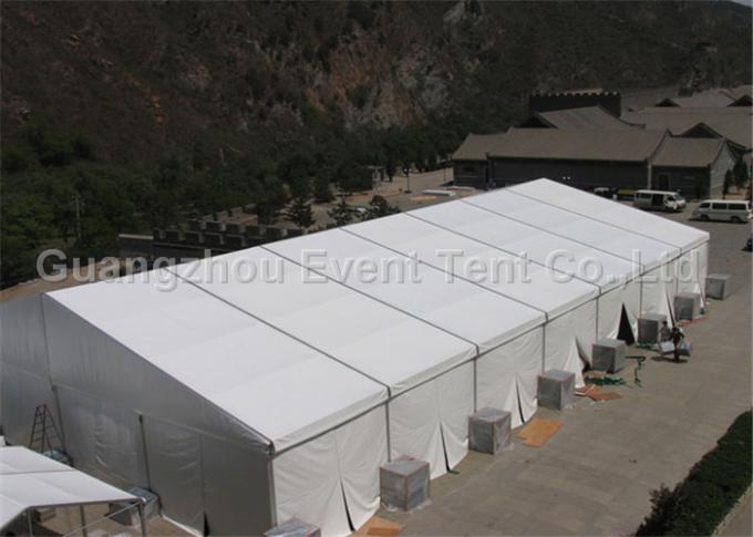 Водоустойчивый на открытом воздухе шатер склада 25 метров с окном ясности стены АБС