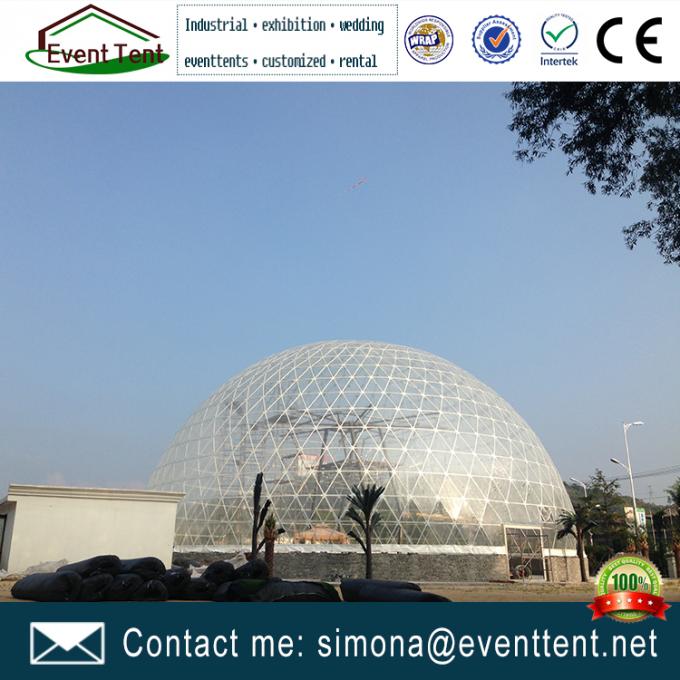 Шатер купола больших роскошных диаметров шатра 40 партии прозрачный для событий 500+ человек