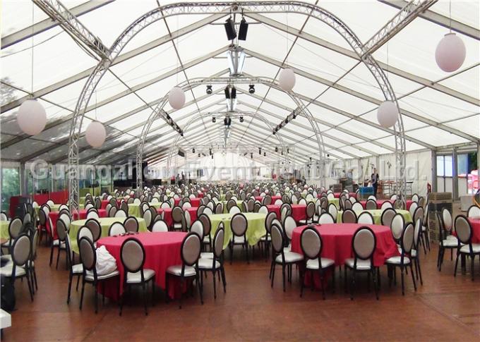 Ясный шатер для 300 человек, прозрачный шатер партии крыши свадьбы с тканью ПВК