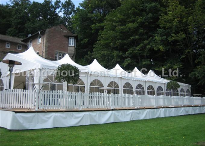 Изготовленный на заказ диаметр шатров 32м пиковой рамки максимума шатра цирка Ультрафиолетовый-анти- для 500 человек