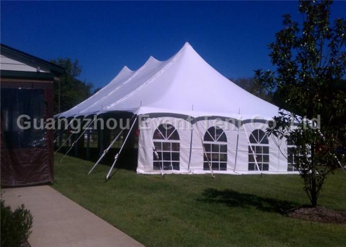 Регулируемые сверхмощные шатры белые, шатер поляка высокого пика для большой партии события, гостиницы