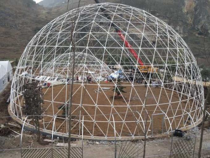 Шатер купола роскошной стеклоткани большой/шатры геодезического купола для постоянной гостиницы