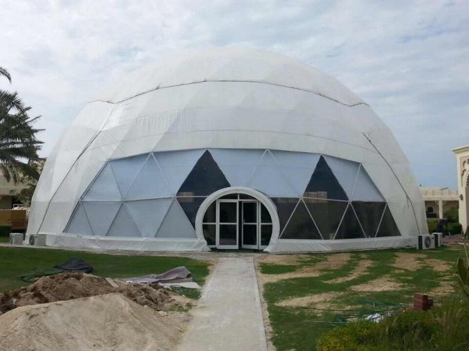 Водоустойчивый диаметр шатра 30м купола торговой выставки Эко военный большой