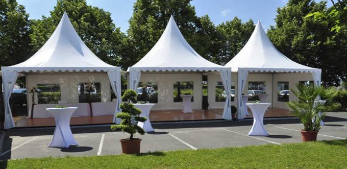 Шатры шатра пагоды высокого пика конуса форменные, на открытом воздухе шатер 5м * 5м свадьбы