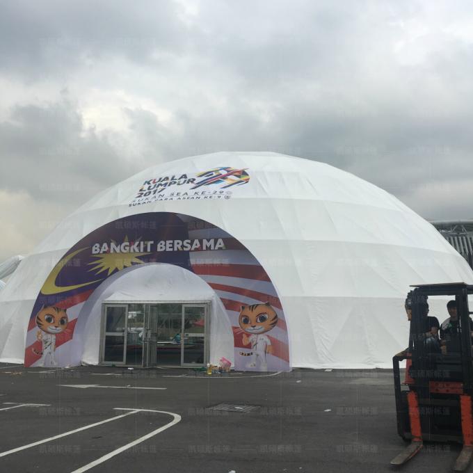 Коммерчески геодезический большой шатер купола на партия диаметр 4м до 60м