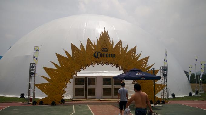 Уникальный 30М на открытом воздухе большой шатер геодезического купола с сильной структурой