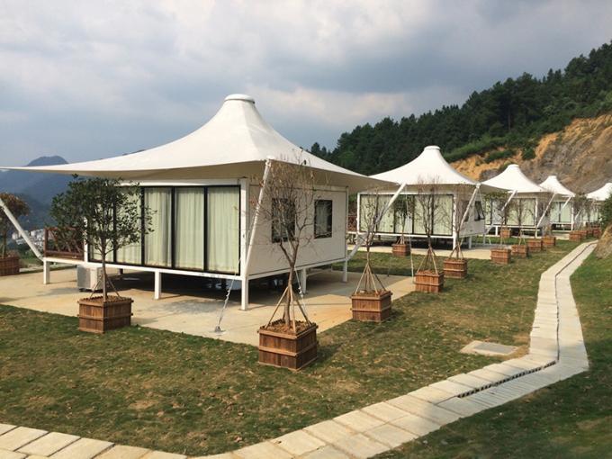 УЛЬТРАФИОЛЕТОВЫЙ устойчивый прозрачный роскошный располагаясь лагерем шатер для 2 СГС человека
