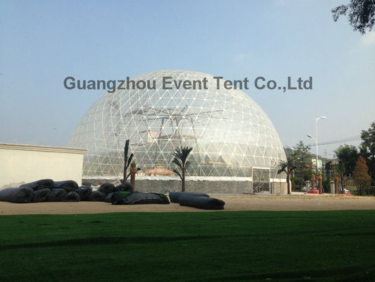 Китай заглядывайте из-за спины шатер геодезического купола диаметра горы 40м большой для события фестиваля поставщик