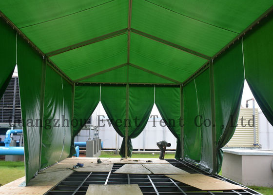 Китай Огнезамедлительный шатер рамки с дверью застежка-молнии ткани для шоу дела поставщик