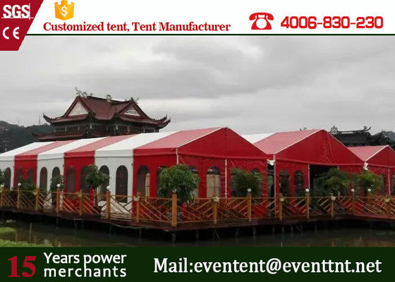 Китай Профессиональный шатер партии большой верхней части, подгонянный на открытом воздухе шатер с красной крышей поставщик