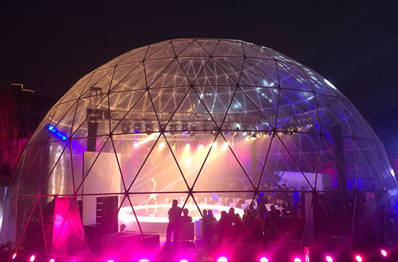 Китай Гальванизированный стальной шатер купола экрана проекции трубки 360 большой, 100 футов диаметра поставщик
