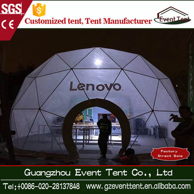 Китай Раздувной прозрачный большой на открытом воздухе шатер сени с двойной дверью стекла качания поставщик