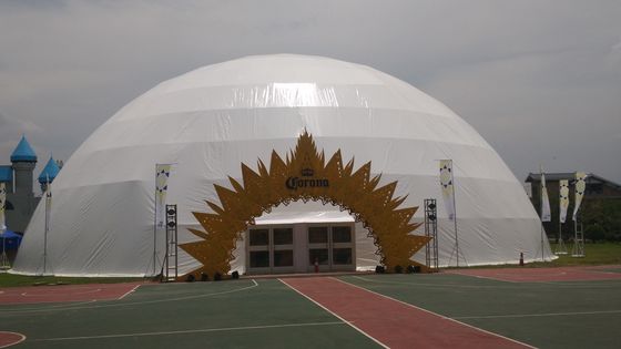 Китай Диаметр 30м шатра купола снега белый прозрачный большой для гастрольного представления поставщик
