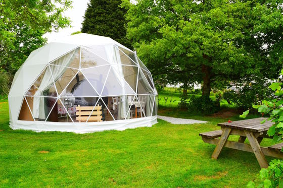 Китай Прозрачный шатер геодезического купола половинной сферы 25м ПВК для партии/свадьбы поставщик