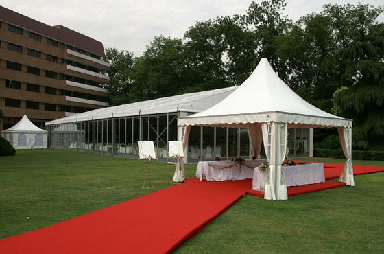 Китай Алюминиевый шатер партии пагоды рамки 6м, изготовленный на заказ шатер свадьбы шатра поставщик