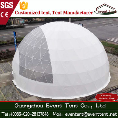 Китай Профессиональный белый большой диаметр 15м шатра купола для продвижения поставщик