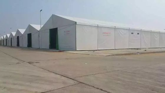 Китай шатер склада алюминиевой рамки 30кс50 на открытом воздухе с огнеупорной крышкой крыши поставщик