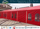 Красный шатер свадебного банкета крыши тангажа рамки цвета 10кс40м алюминиевый поставщик