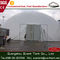 Роскошный белый шатер геодезического купола с тканью ПВК 850г/Скм двойной поставщик