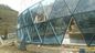 На открытом воздухе шатер геодезического купола Гламинг половинной сферы стеклянный с рамкой иглу поставщик