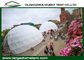 шатры геодезического купола диаметров 20м круглые с ясной тканью ПВК поставщик