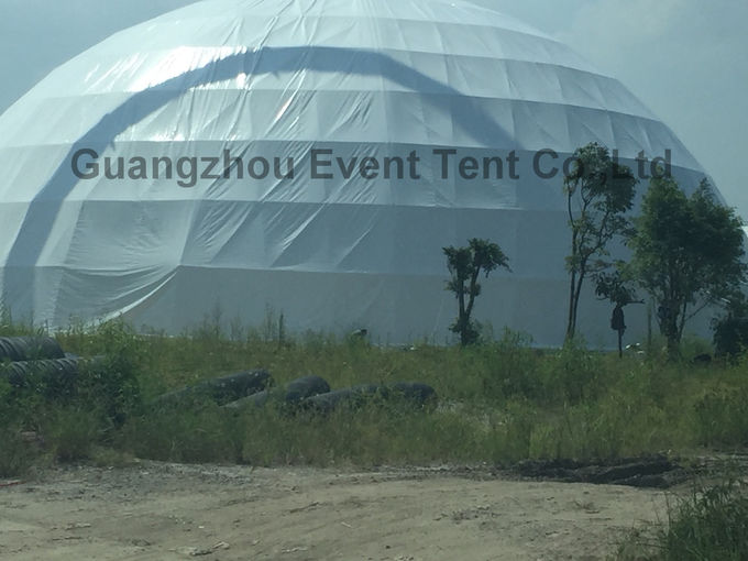 35 метров диаметром тяжелый открытый навес, легкий геодезический шатер для большого события