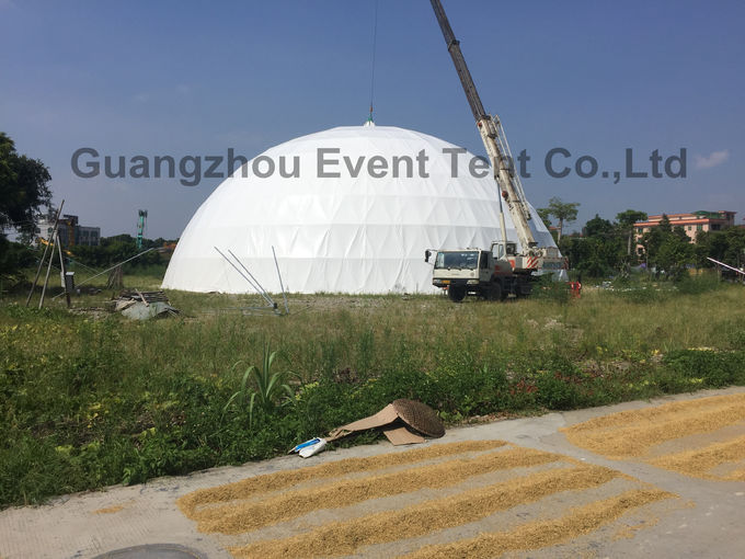 35 метров диаметром тяжелый открытый навес, легкий геодезический шатер для большого события
