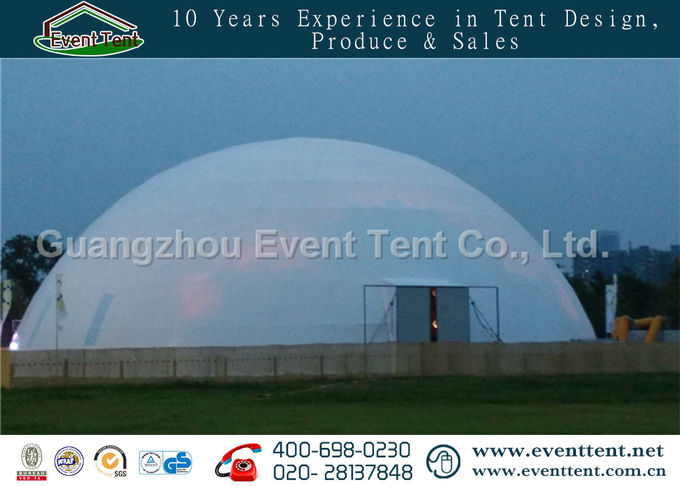 Легкий соберите на открытом воздухе большие диаметры шатра 45м купола с стальной структурой