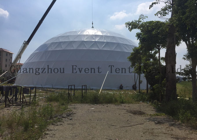 Купол укрытие системы геодезический купольный шатер с горячецинкованной стальной конструкцией