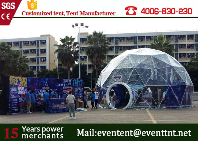 супер большой шатер геодезического купола диаметра 10м для событий выставки