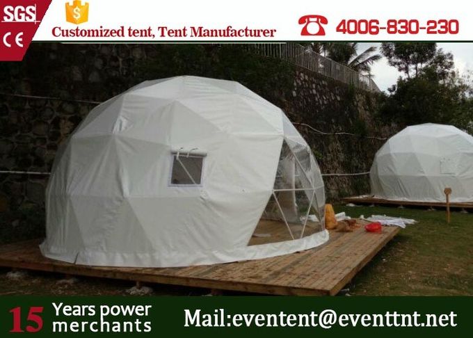Самый большой шатер для располагаться лагерем печет трубы обработанной начисто стали круглые/сформированное квадратом окно